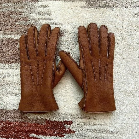 Coach Accessories Coach Brown Nappa Leather Gloves Mens Winter Driving Gloves S Poshmark